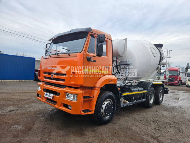 Купить Автобетоносмеситель 5814Z9 на шасси КАМАЗ 6520 (Евро-5)9м3 б/у (2023 г. 00 007 км)(1755) в компании Русбизнесавто - изображение 1
